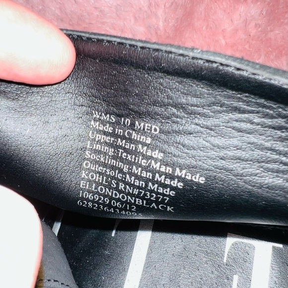 Elle Black Wedge Ankle Boots - Picture 8 of 8